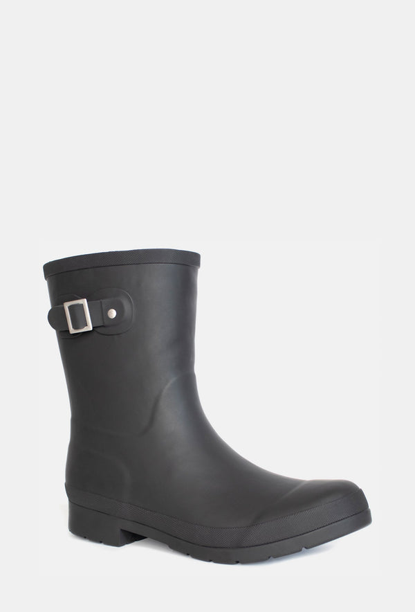 Chooka DELRIDGE MID RAIN BOOT - BLACK