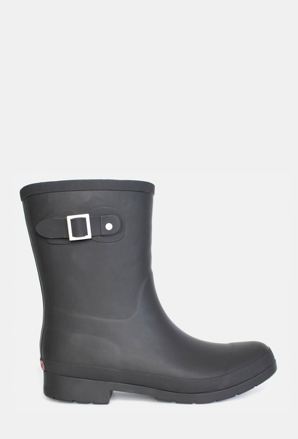 chooka DELRIDGE MID RAIN BOOT - BLACK