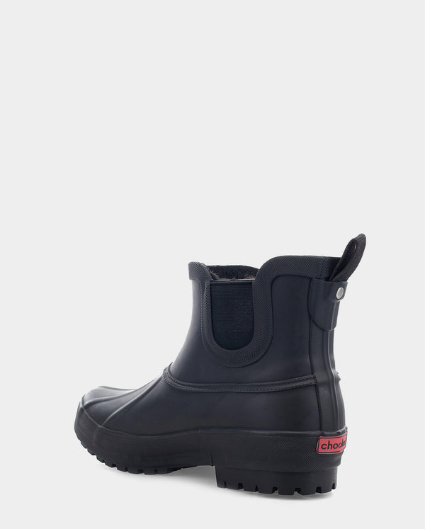 Chooka DUCK CHELSEA RAIN BOOT - BLACK