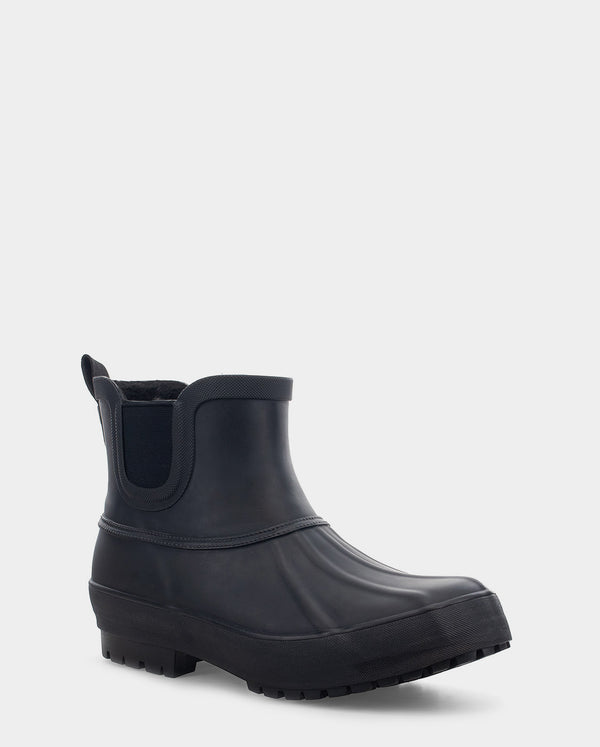 Chooka DUCK CHELSEA RAIN BOOT - BLACK