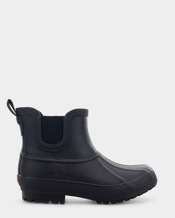 chooka DUCK CHELSEA RAIN BOOT - BLACK