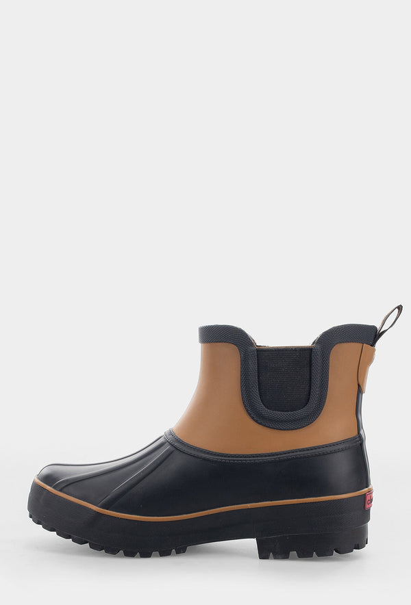 Chooka DUCK CHELSEA RAIN BOOT - BROWN