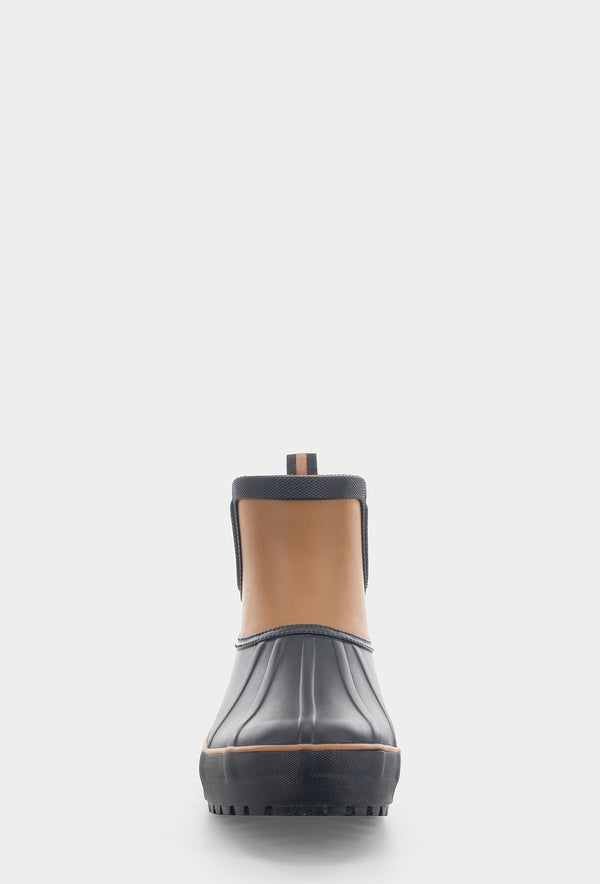 Chooka DUCK CHELSEA RAIN BOOT - BROWN
