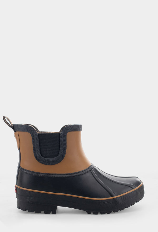 chooka DUCK CHELSEA RAIN BOOT - BROWN