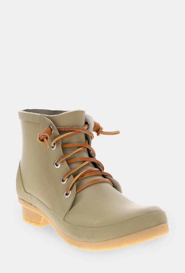 Chooka LACE UP ANKLE RAIN BOOT - MOSS