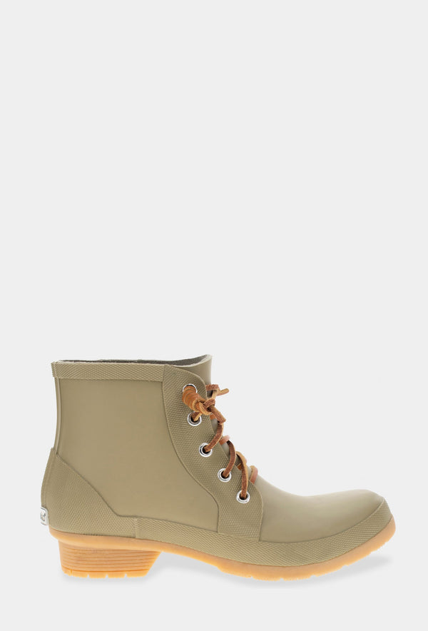 chooka LACE UP ANKLE RAIN BOOT - MOSS