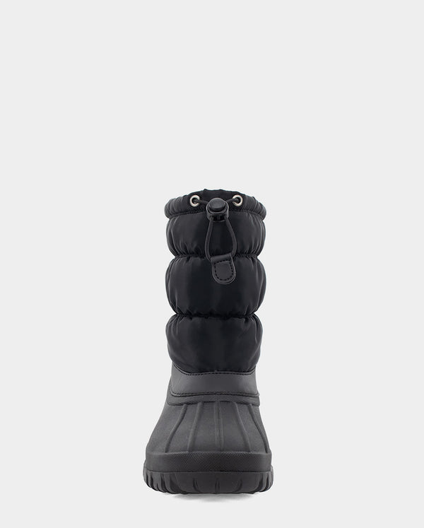 Chooka NYLON PUFFER MID COLD WEATHER BOOT - BLACK