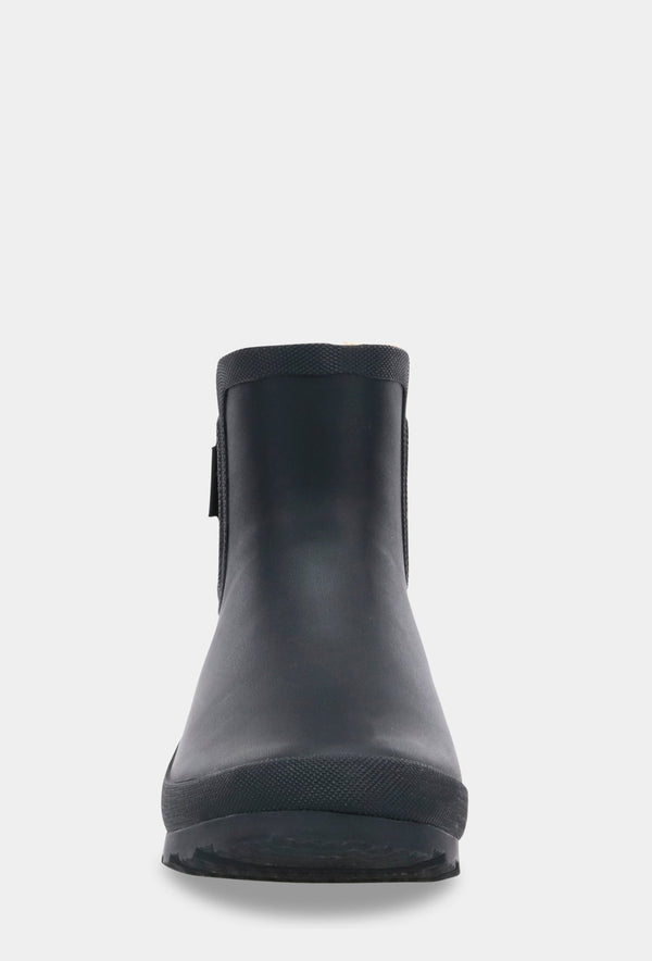 Chooka PLUSH CHELSEA RAIN BOOT- BLACK