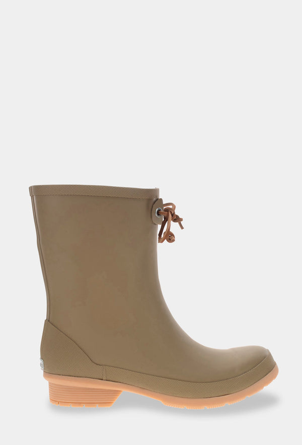 chooka TIE MID RAIN BOOT - MOSS