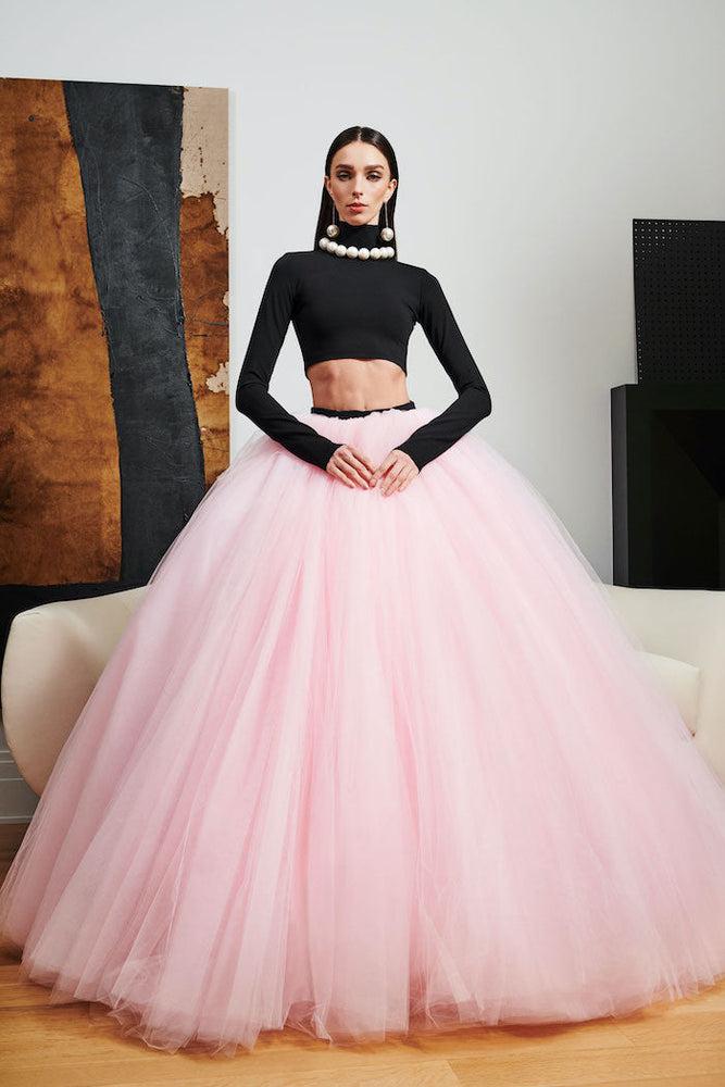 christian siriano Pink Tulle Ball Skirt