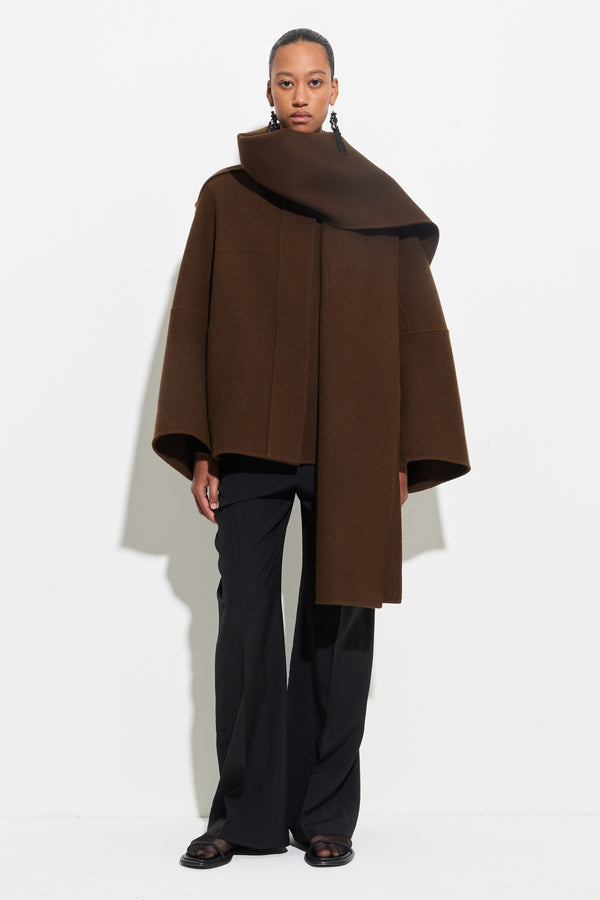 christian wijnants Aliso Straight Scarf Chestnut