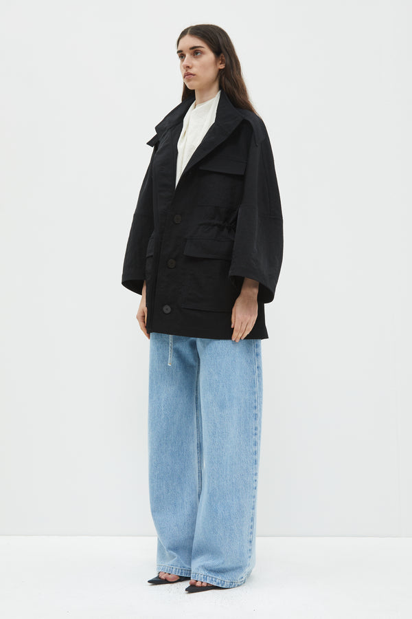 Christian Wijnants Chiku Utility Jacket Black