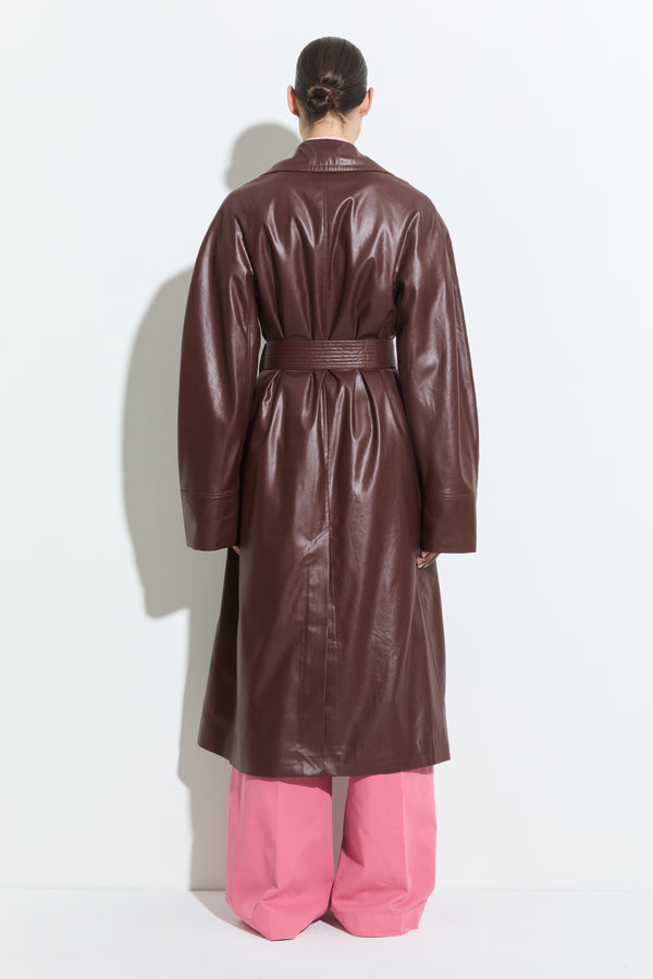 Christian Wijnants Cumina Coat Dark Rust