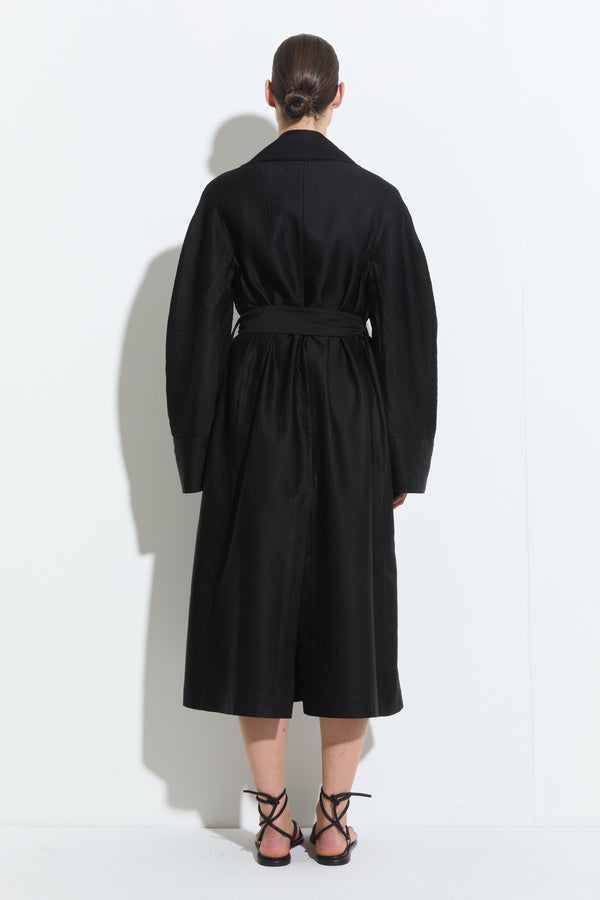 Christian Wijnants Cumina Quilted Coat Black