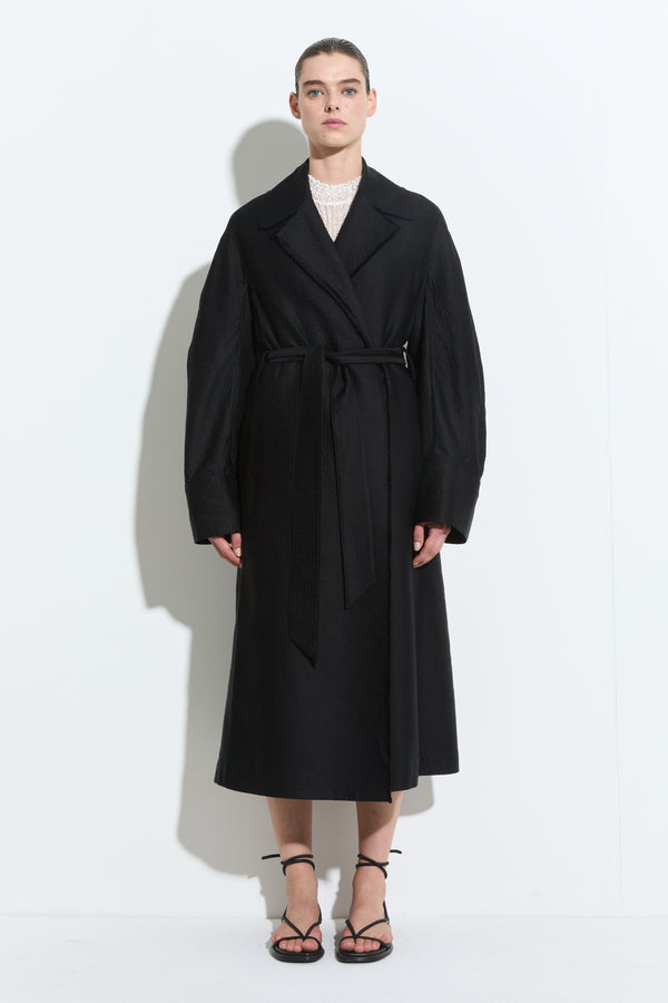 christian wijnants Cumina Quilted Coat Black