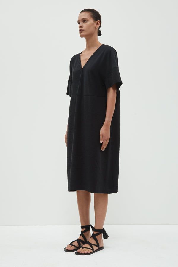 Christian Wijnants Dara V-Neck Dress Black