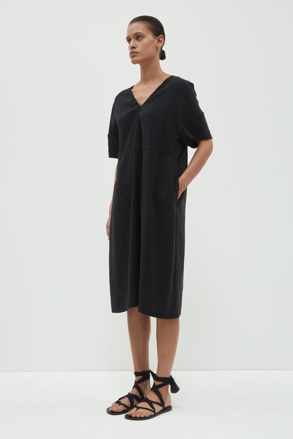Christian Wijnants Dara V-Neck Dress Black
