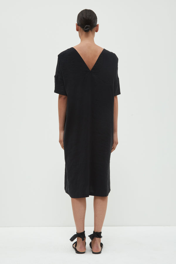 Christian Wijnants Dara V-Neck Dress Black