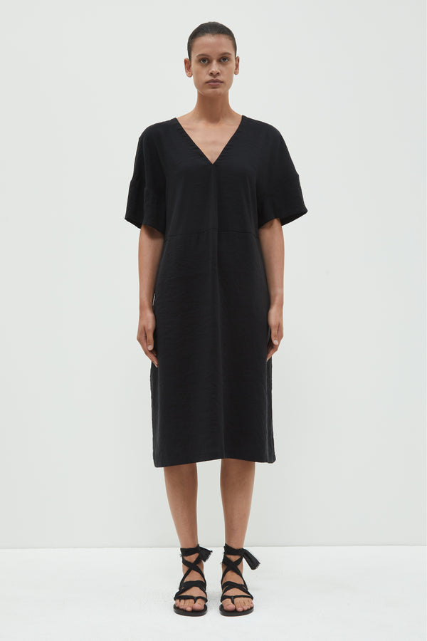 christian wijnants Dara V-Neck Dress Black