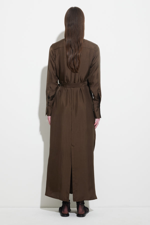 Christian Wijnants Daya Shirt Dress Chestnut