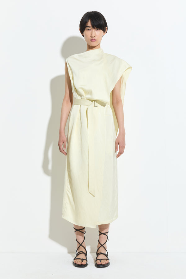 Christian Wijnants Dera Sleeveless Dress Vanilla