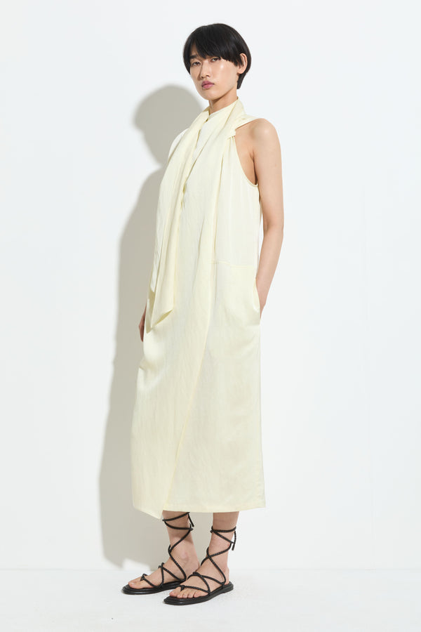 Christian Wijnants Dera Sleeveless Dress Vanilla