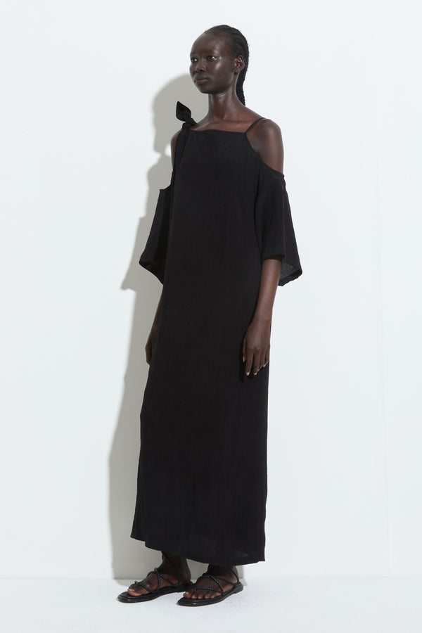 Christian Wijnants Drifa Bare Shoulder Dress Black