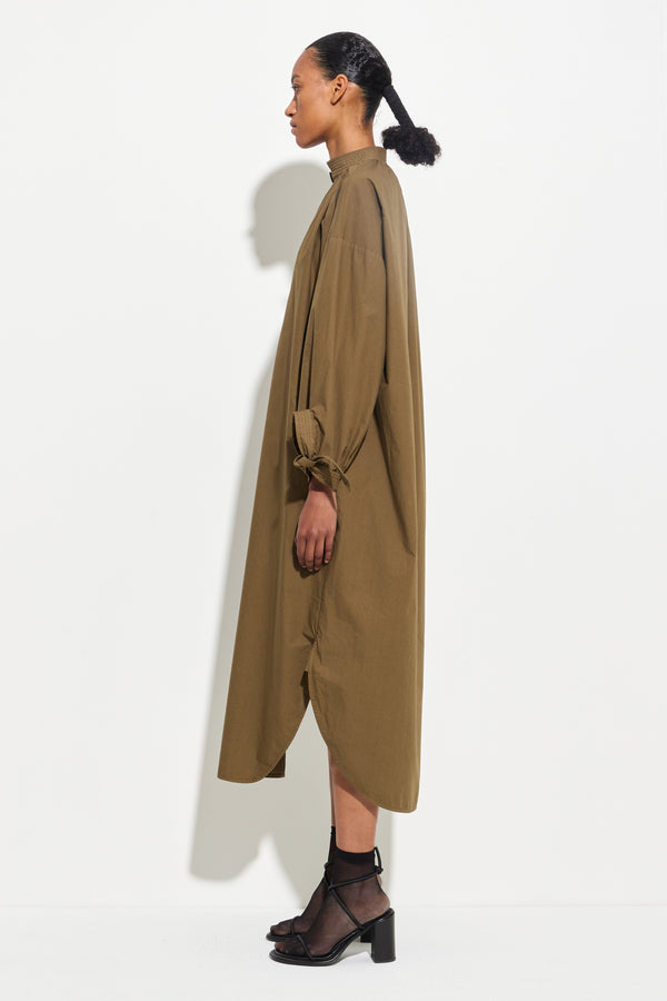 Christian Wijnants Dulcie Shirt Dress Olive