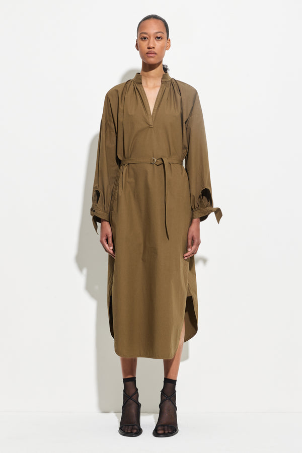 christian wijnants Dulcie Shirt Dress Olive