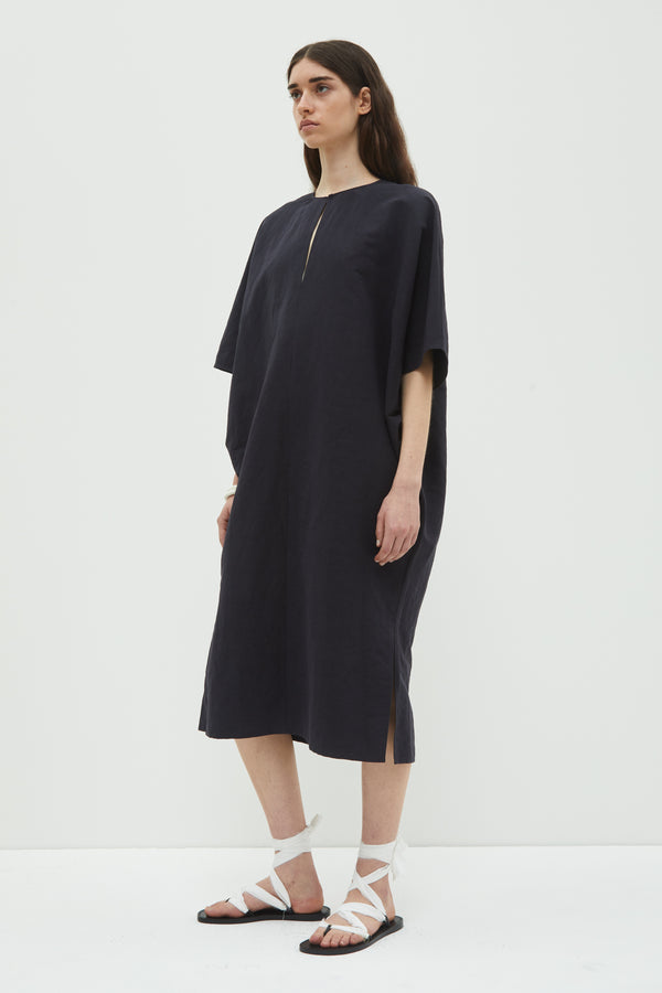 Christian Wijnants Dune Caftan Dress Navy