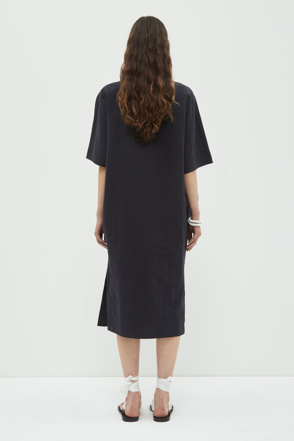 Christian Wijnants Dune Caftan Dress Navy