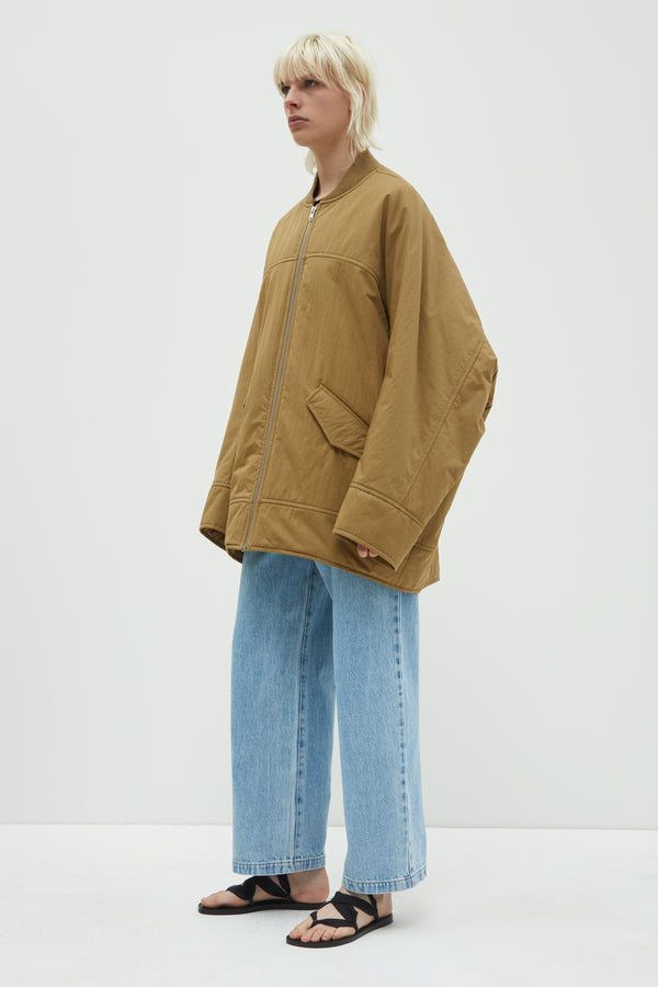 Christian Wijnants Jabari Oversized Bomber Khaki