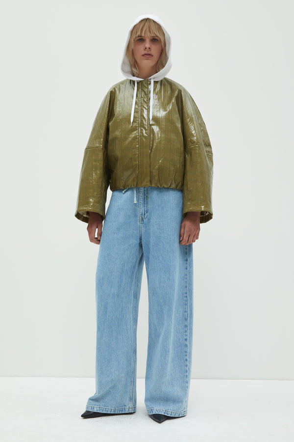 Christian Wijnants Jaha Padded Jacket Cactus