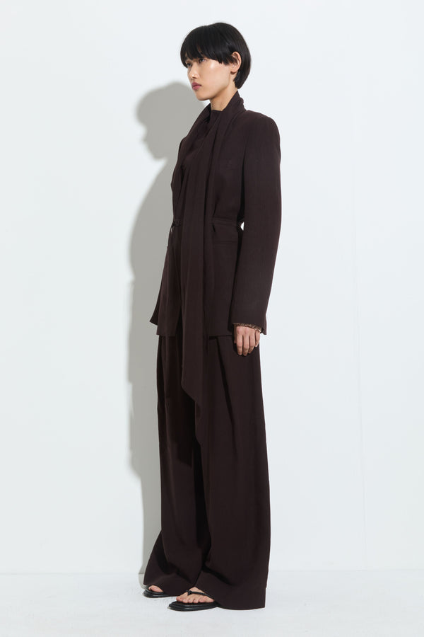 Christian Wijnants Jalista Blazer Dark Mulberry