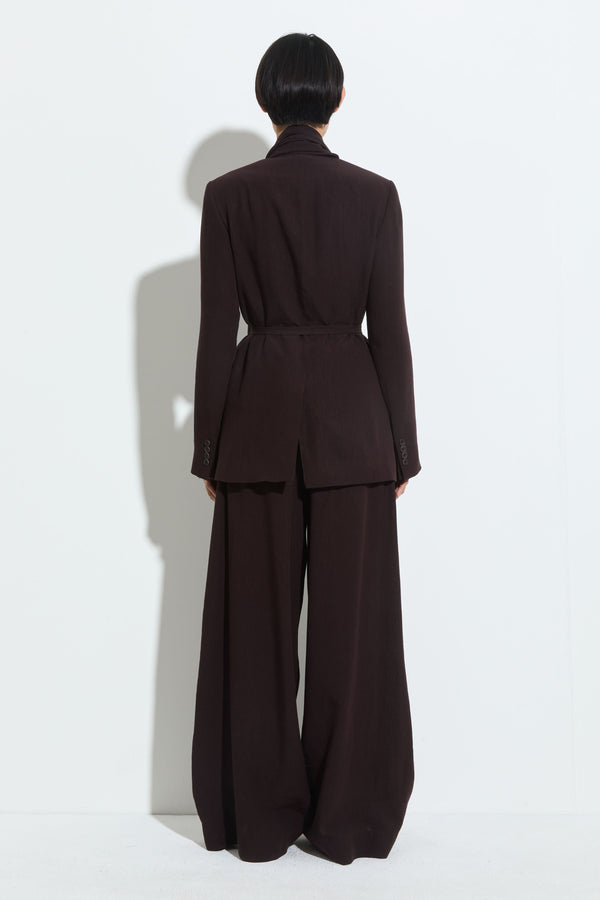 Christian Wijnants Jalista Blazer Dark Mulberry