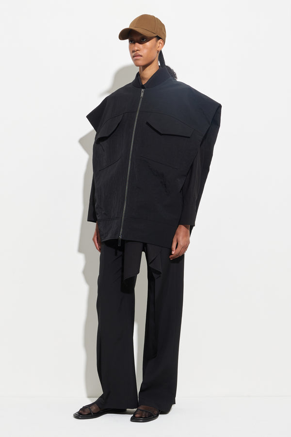 Christian Wijnants Jamala Sleeveless Jacket Black