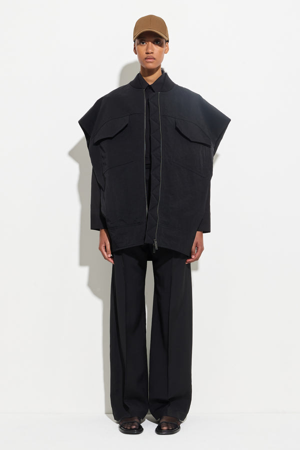 Christian Wijnants Jamala Sleeveless Jacket Black