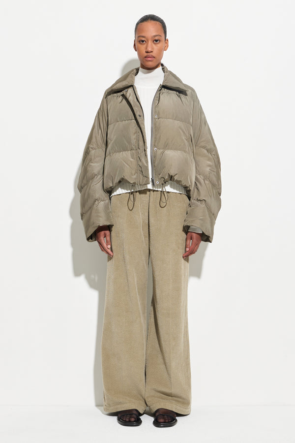 Christian Wijnants Jani Puffer Coat Smokey Olive