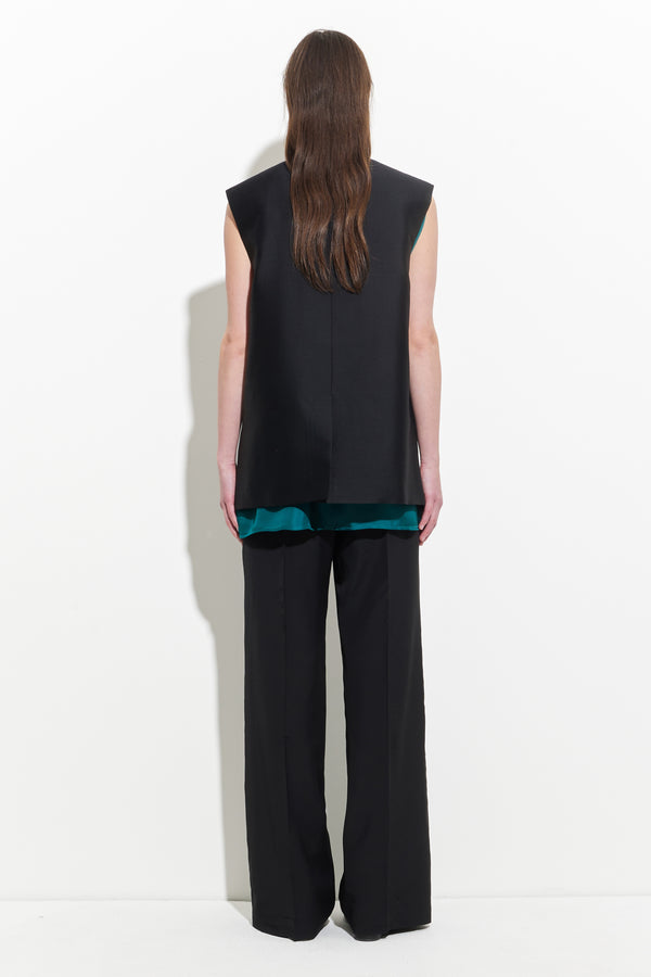 Christian Wijnants Judrio Sleeveless Blazer Black