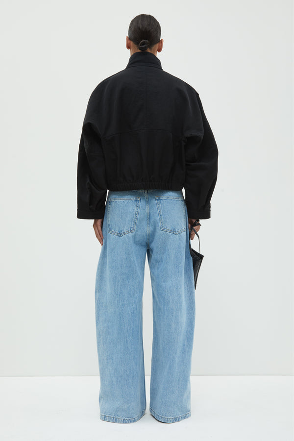 Christian Wijnants Juna Cropped Jacket Black