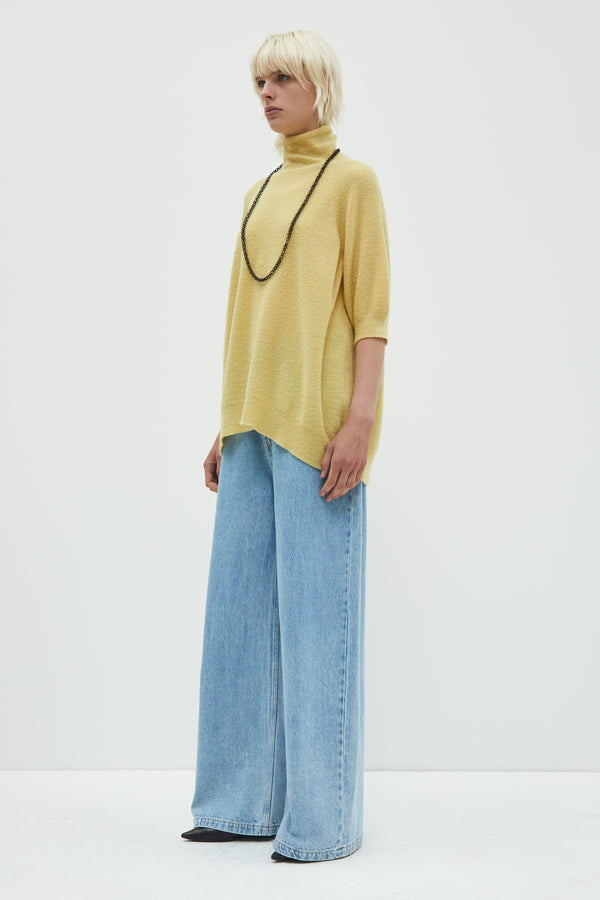 Christian Wijnants Kaluh Short Sleeve Knit Straw