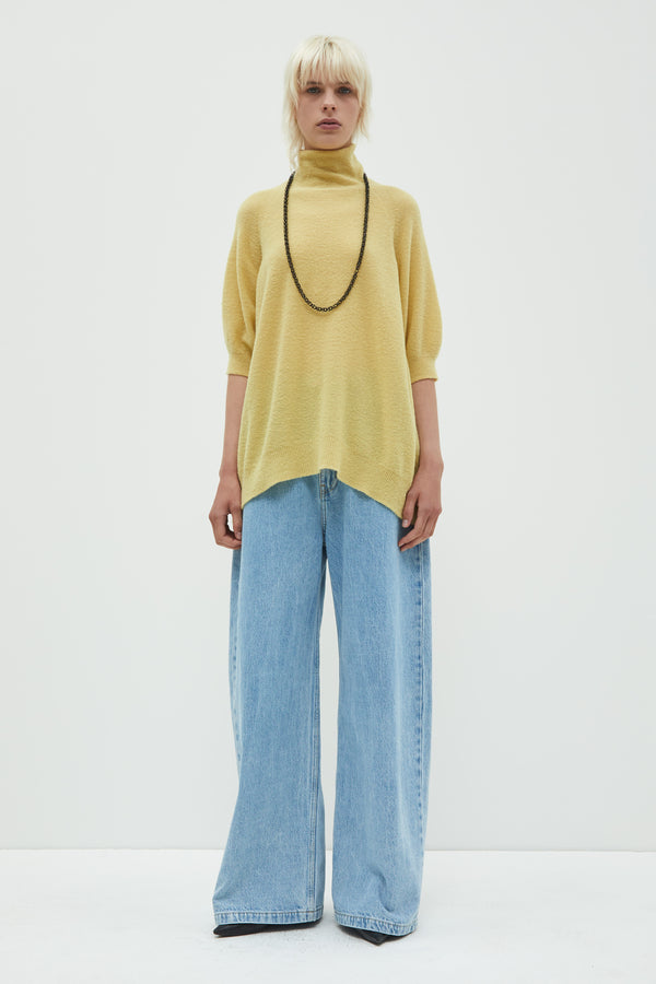 Christian Wijnants Kaluh Short Sleeve Knit Straw