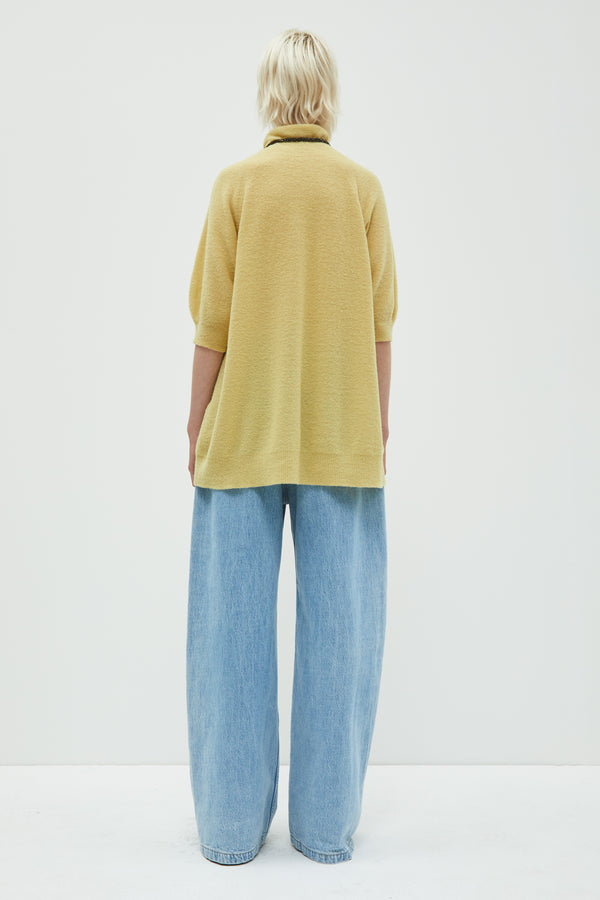 Christian Wijnants Kaluh Short Sleeve Knit Straw