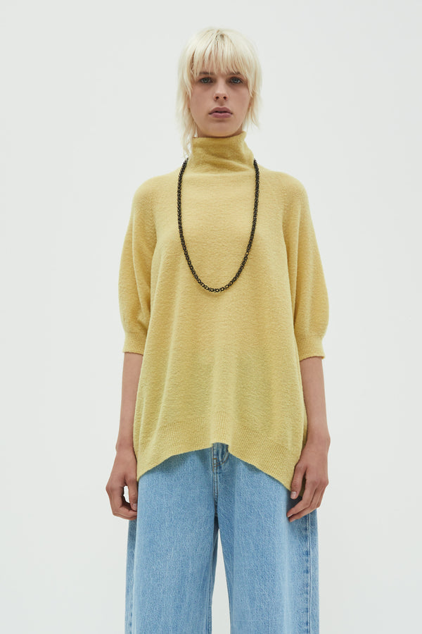 christian wijnants Kaluh Short Sleeve Knit Straw