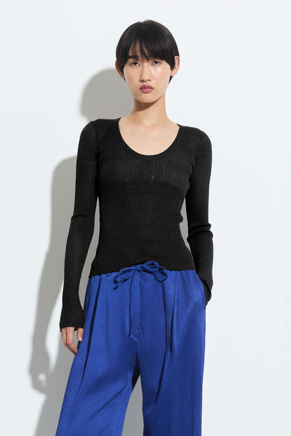 christian wijnants Kanara Knitted Sweater Black