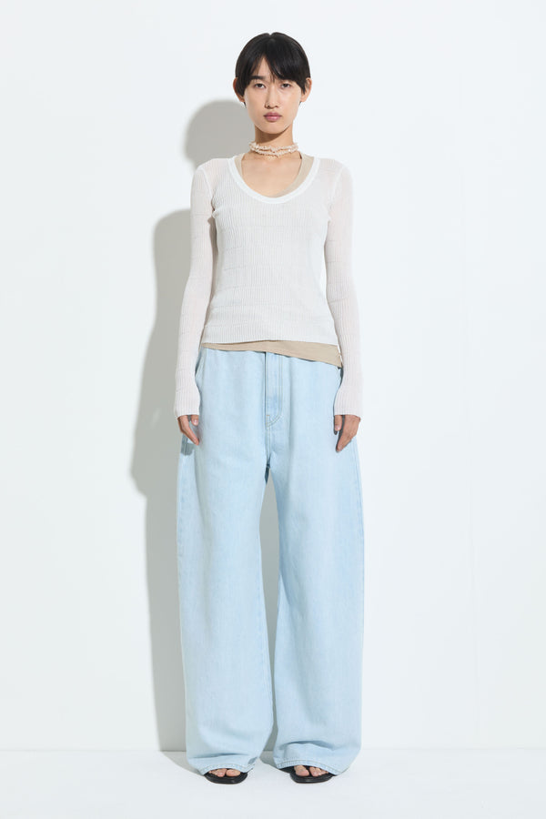 Christian Wijnants Kanara Knitted Sweater White