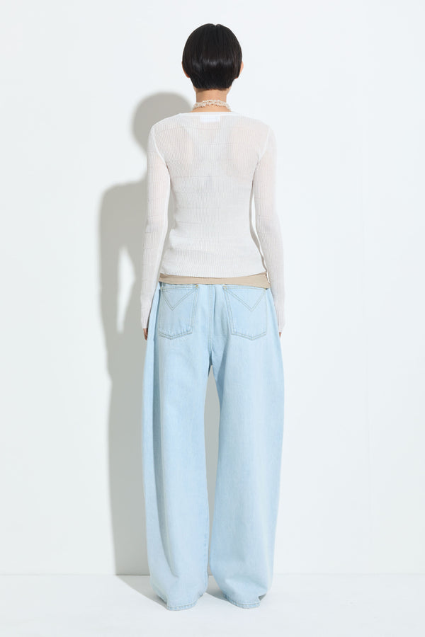 Christian Wijnants Kanara Knitted Sweater White