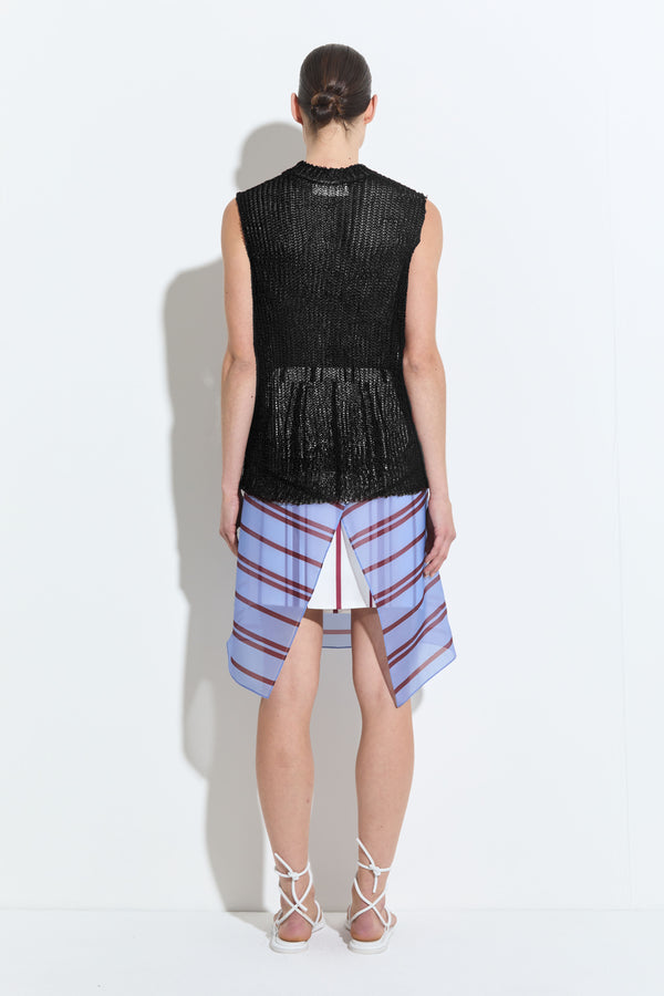 Christian Wijnants Kanas Sleeveless Knit Top Black