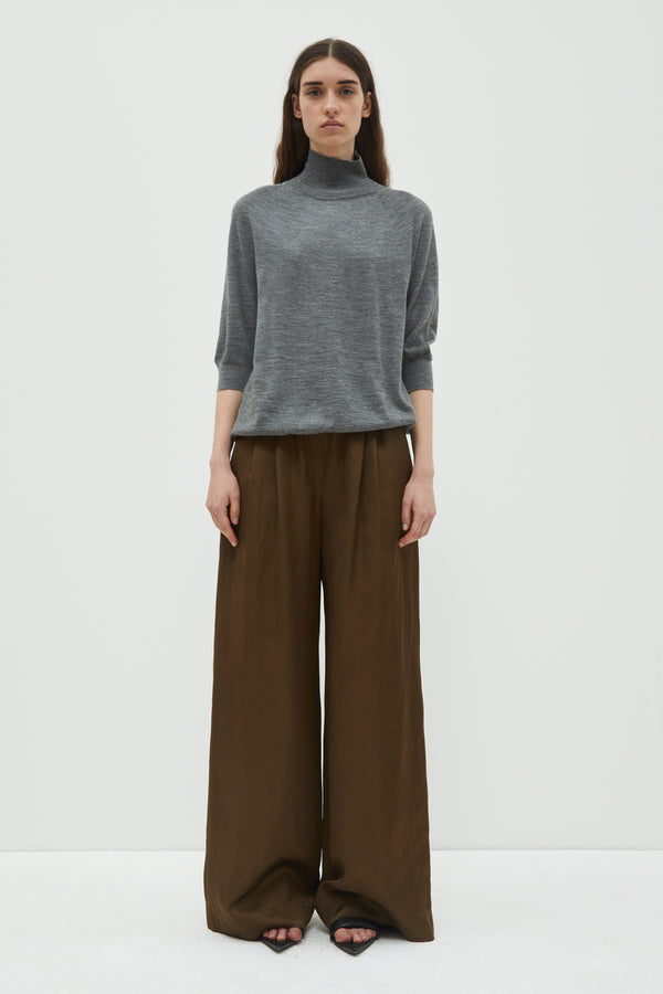 Christian Wijnants Katu Knit Sweater Grey Melange