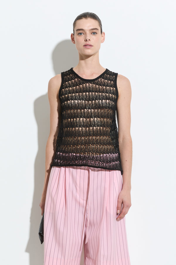 christian wijnants Kegry Tank Top Black